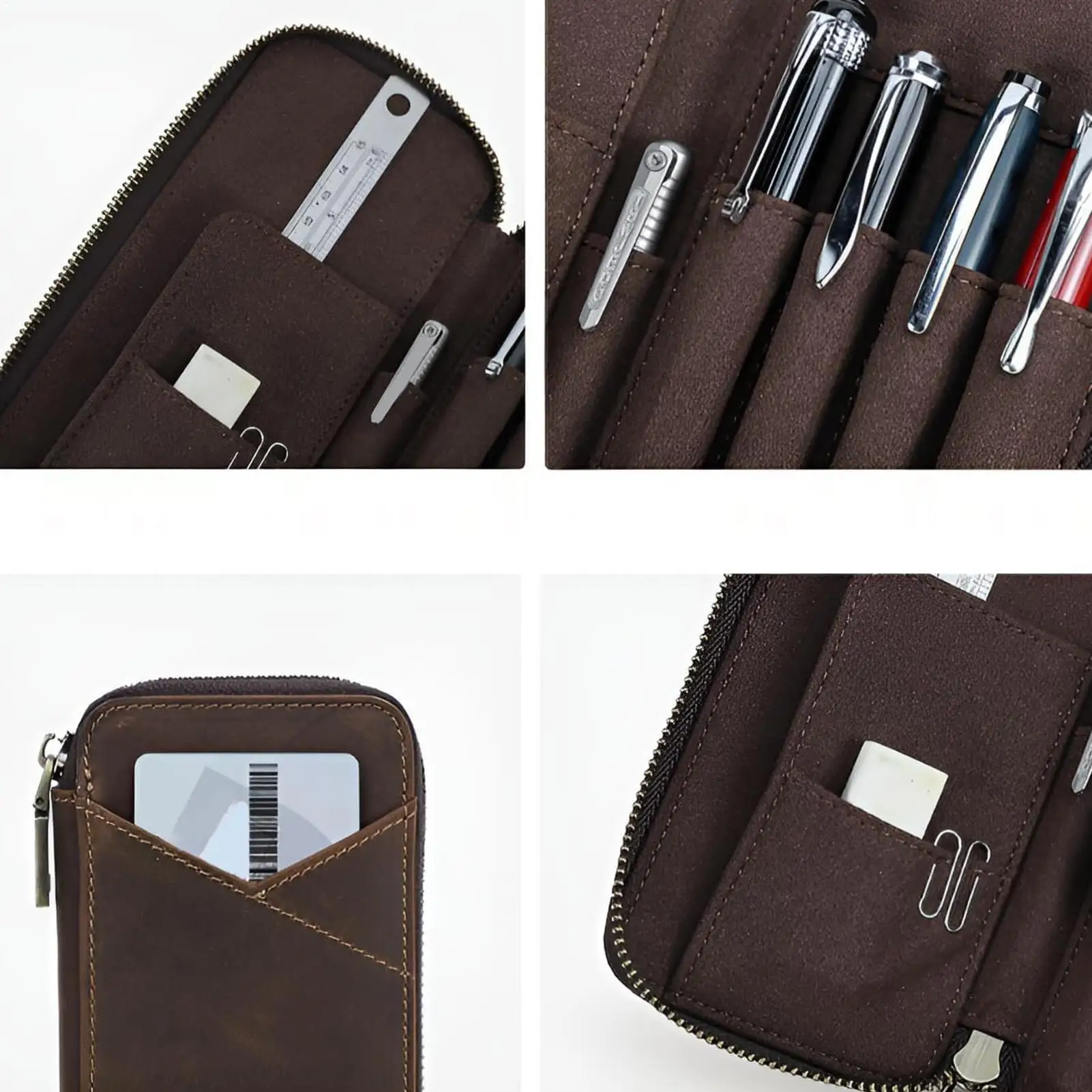 leather-fountain-pen-case-large-capacity-5-slot-vintage-stationary-bag-multi-compartment-pencil-organizer-for-eraser-color-pen