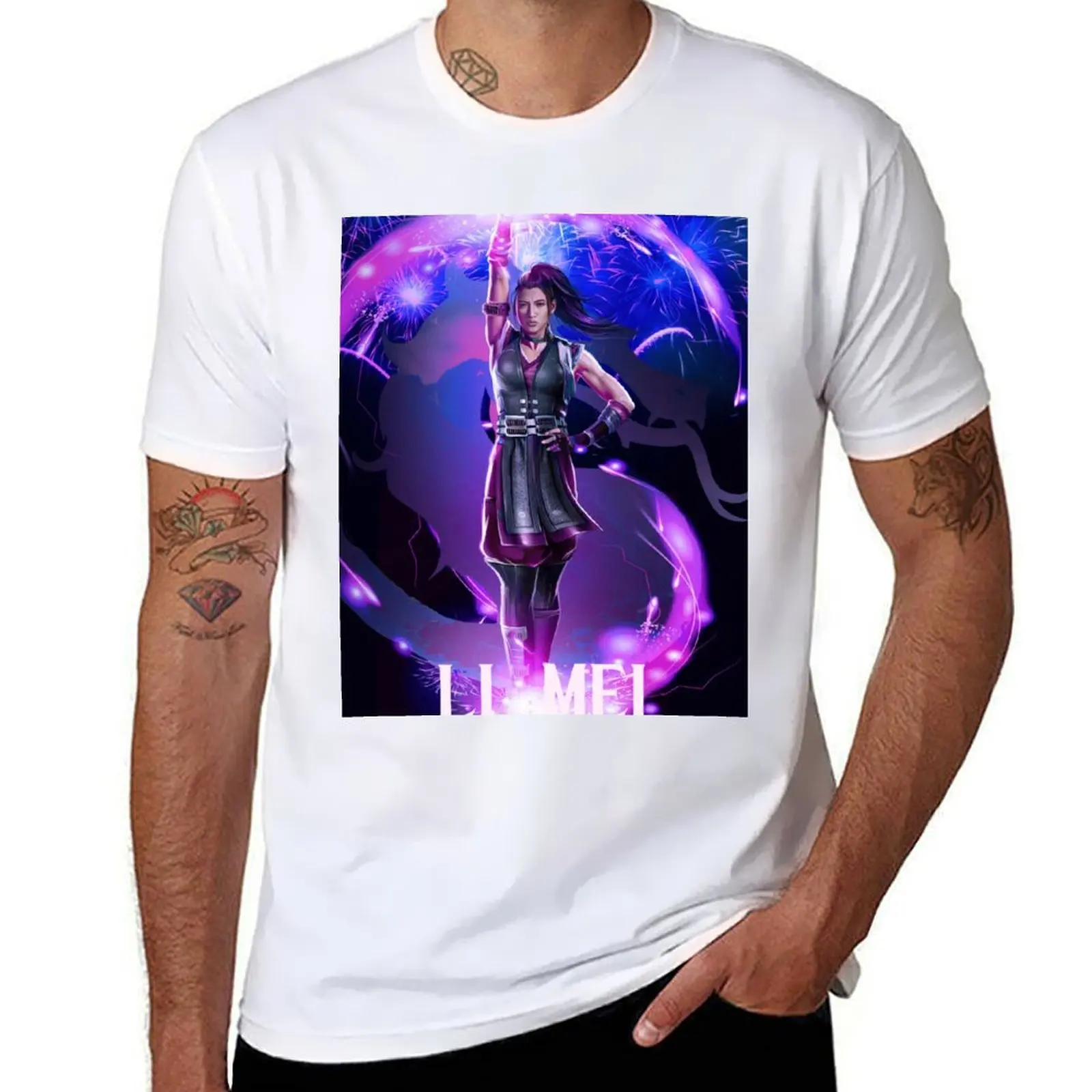 

LI MEI T-Shirt t shirts for man cotton t shirts with prints T-Shirt