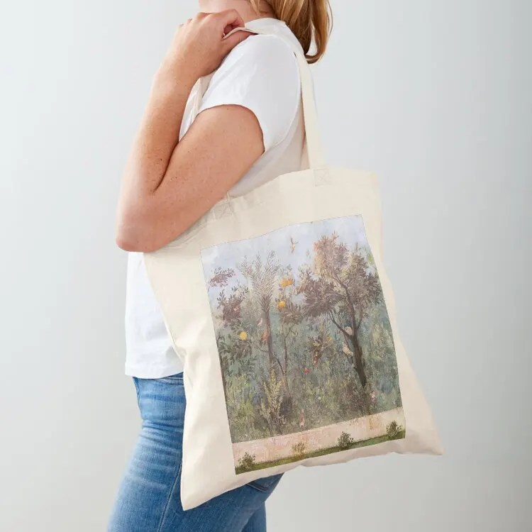 

Ancient Roman fresco. Garden. Tote Bag Handbags shopper bag woman shopping bag Eco