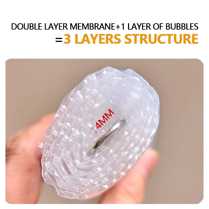Thickened anti cold and windproof, double-layer bubble wrap insulation film, suitable for sealing bedroom windows, customizable