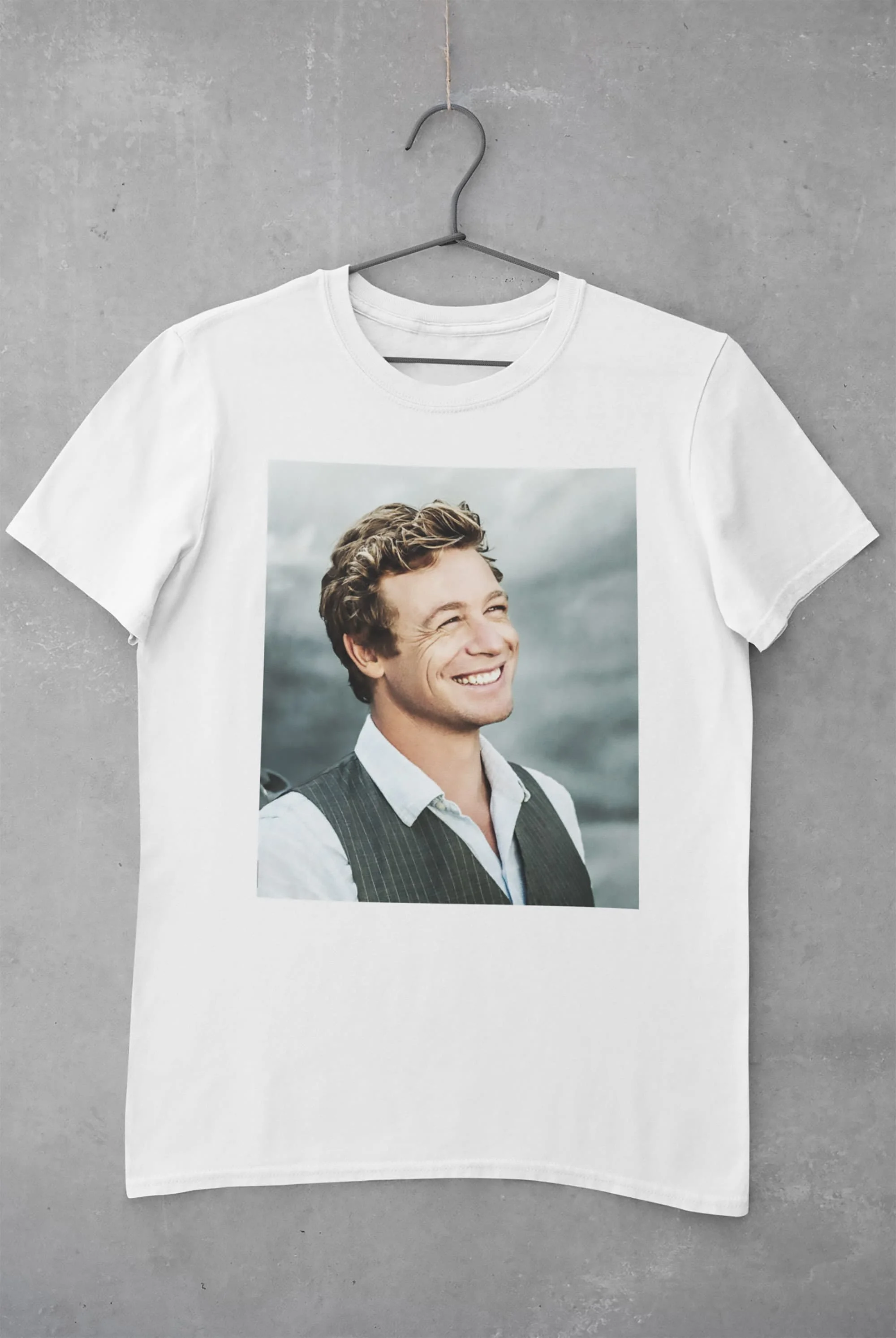 Patrick Jane the Mentalist Cool Detective Series Simon Baker Fans Unisex Tshirt