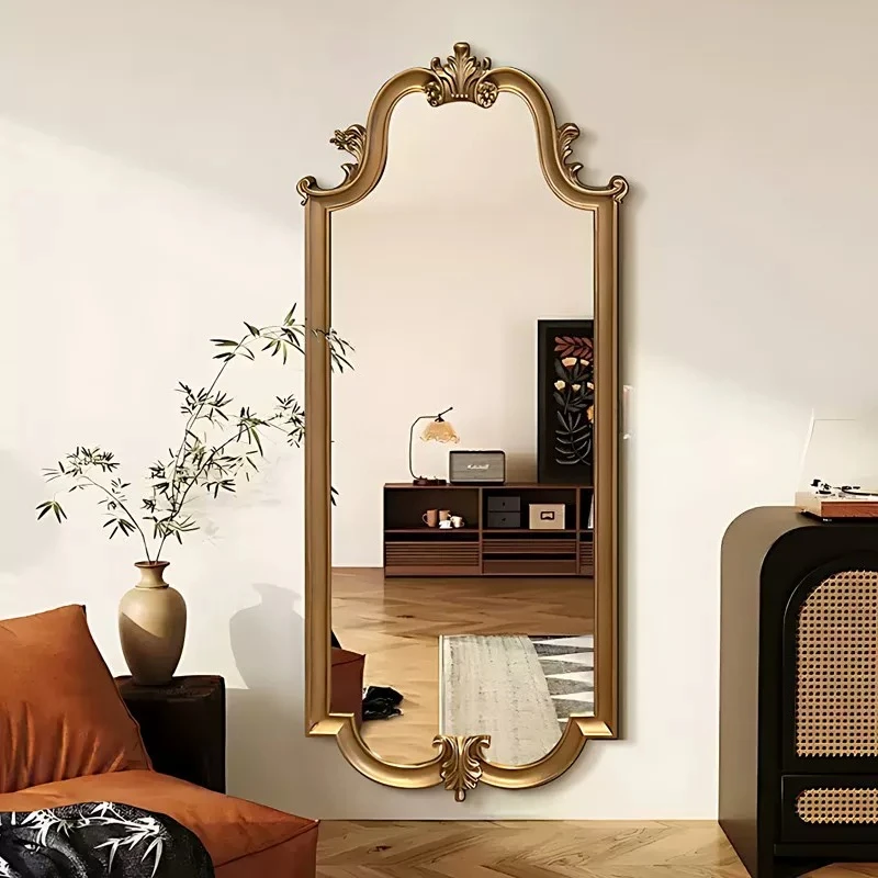 Nordic Floor Mirror Wall Standing Living Room Moving Full Body Girls Bedroom Luxury Long Mirror Bathroom Espelhos Home Products