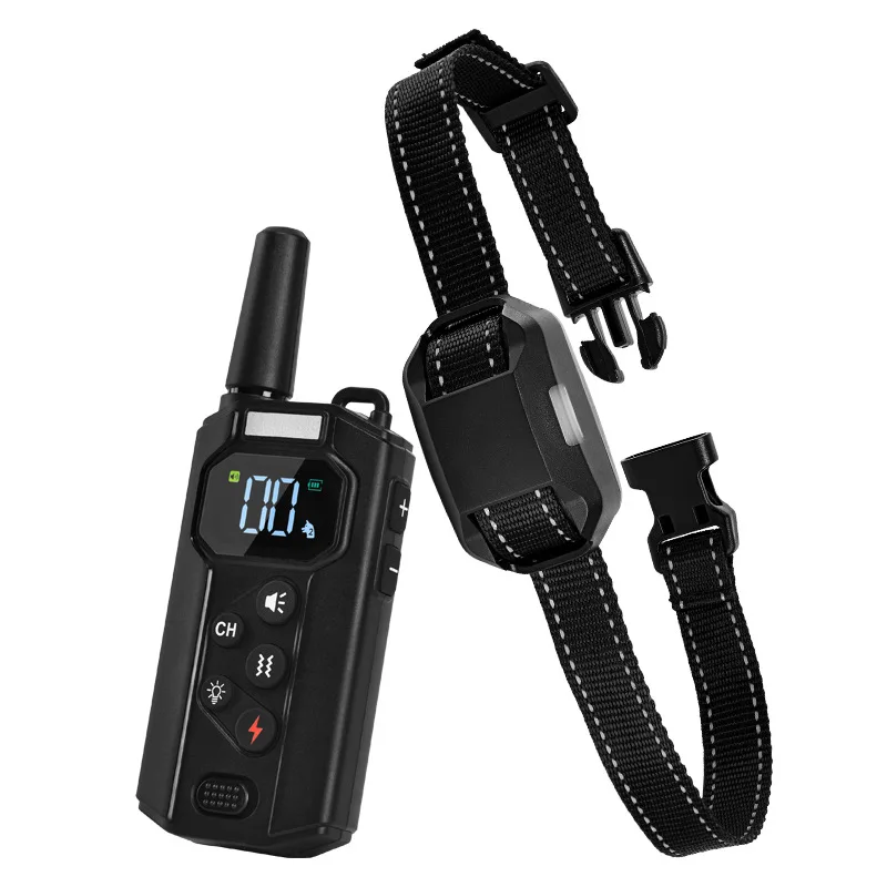 Intelligent Remote Control Training Device Anti-barking Electric Shock Collar Vibration Pet Collar Dog Training Artifact