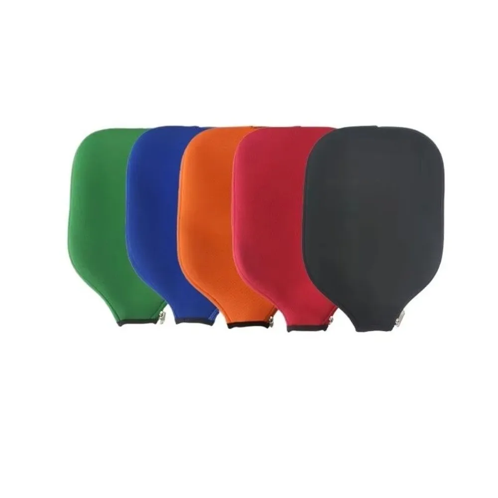 Neoprene Material Pickleball Paddle Cover Soft Texture With Zipper Pickleball Racket Bag Waterproof Protection