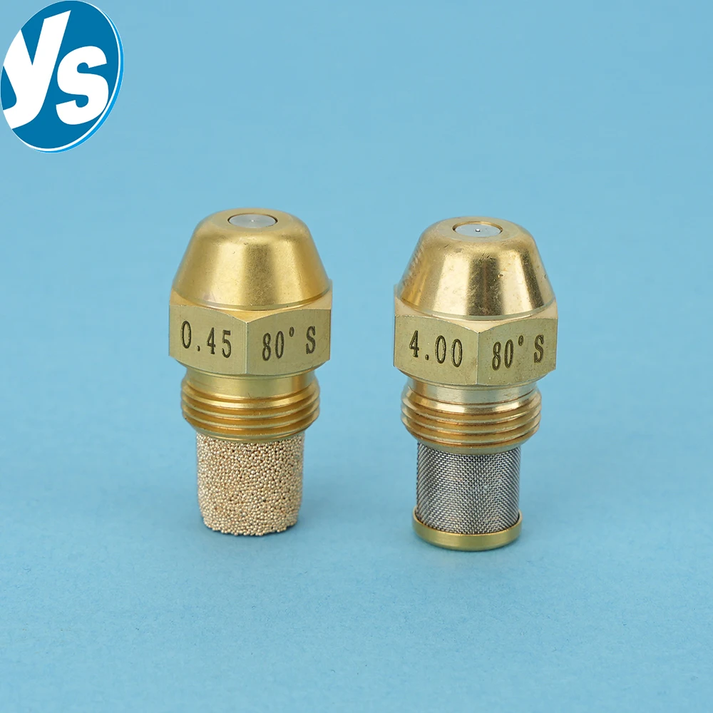 

Diesel Fuel Jet, Brass Fuel Oil Nozzle, Solid Spray, Combustion Jet, Boiler Heater, Burner Injection, 0.3-6.0 USgal/H, 80 Degree