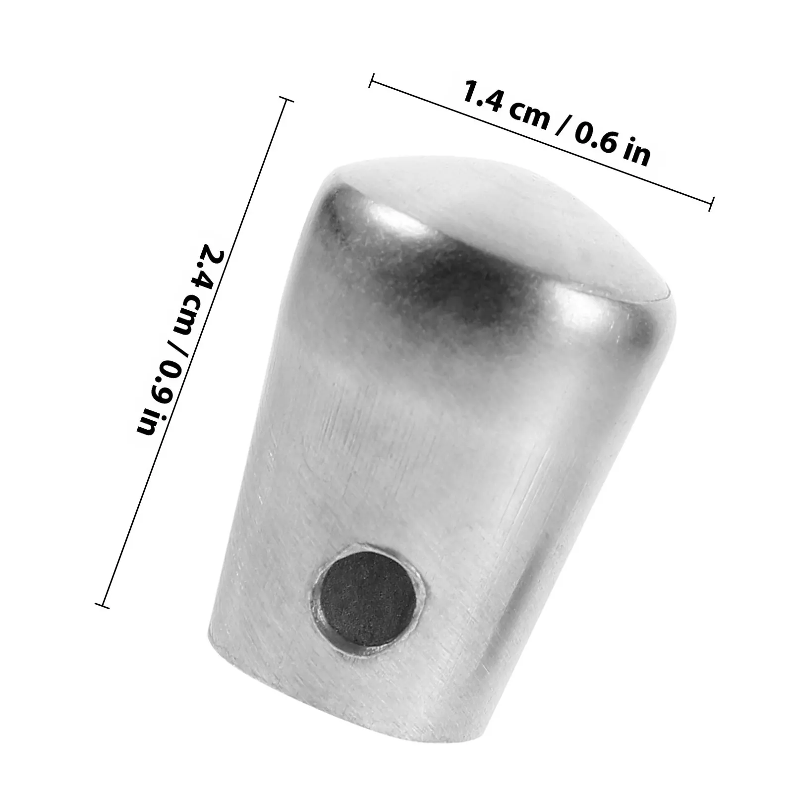 Stainless Steel Handrail End Caps 5 Piece Metal Tube Protectors for Indoor Outdoor Stair Railings