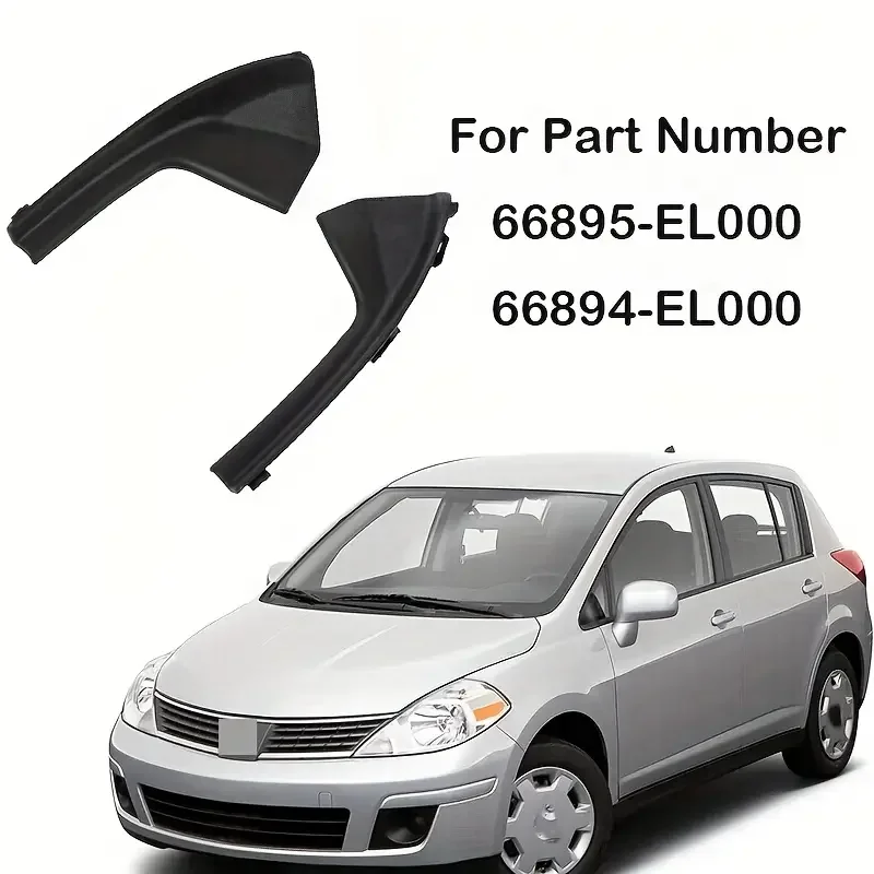 

2PCS Hood Grille Outer Cover For Nissan Versa Sedan Hatchback Tiida Latio C11 2005-2012 Left-Hand Drive Protective Accessories