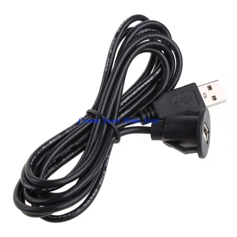 LXAF USB 2.0 A Male to Female Extension Cord Car Cigarette Socket Cable