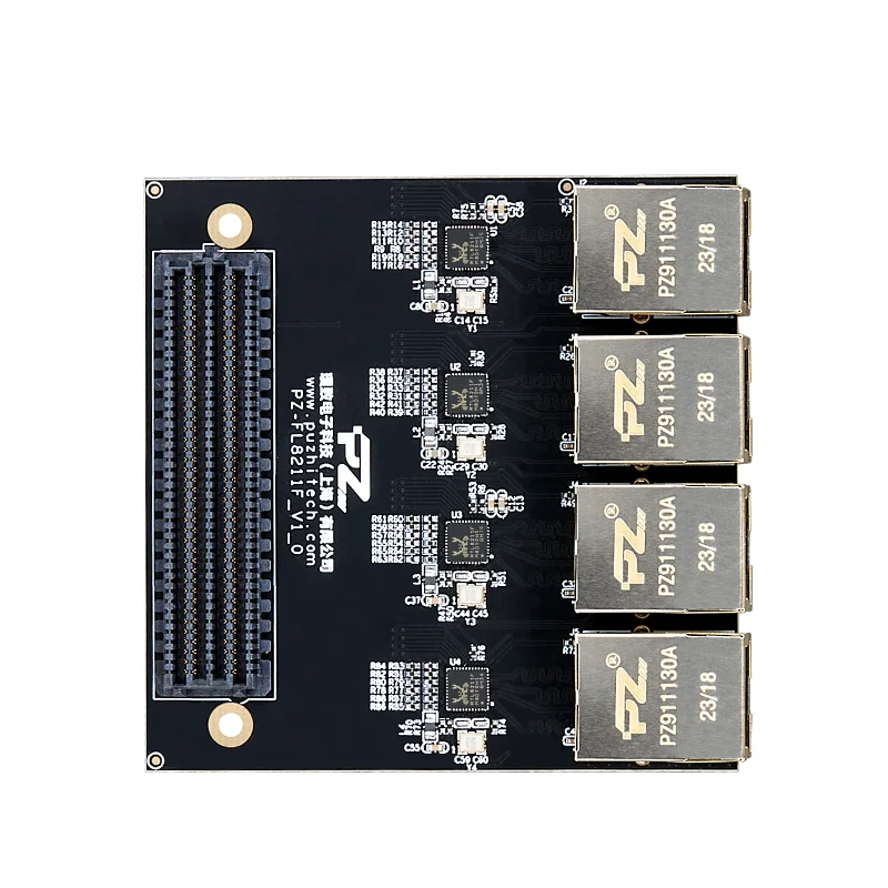 PZ-FL8211F Puzhi FPGA dört kanallı Gigabit Ethernet RGMII ZYNQ xilinx ultrascale