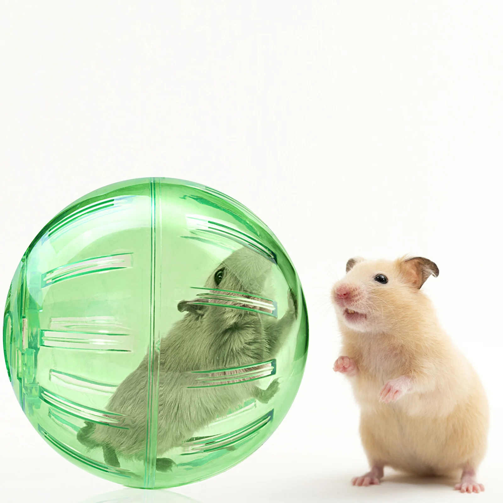 10 cm hamster correndo bola brinquedo pequeno animal jogar equipamentos pet sobre partículas para