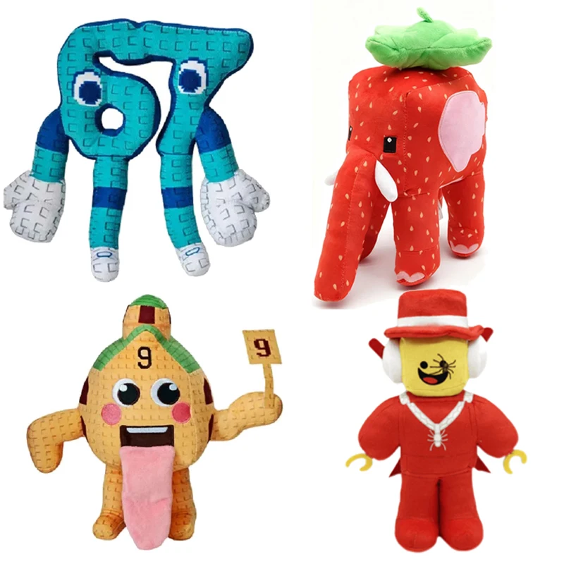 25 سم ستيل أ براينروت أزرق رقم. 67 لعبة قطيفة لدمى البيت اللطيفة المحيطة باللون الأزرق رقم. 67 لعبة ألعاب ناعمة لهدايا عيد ميلاد الأطفال #1