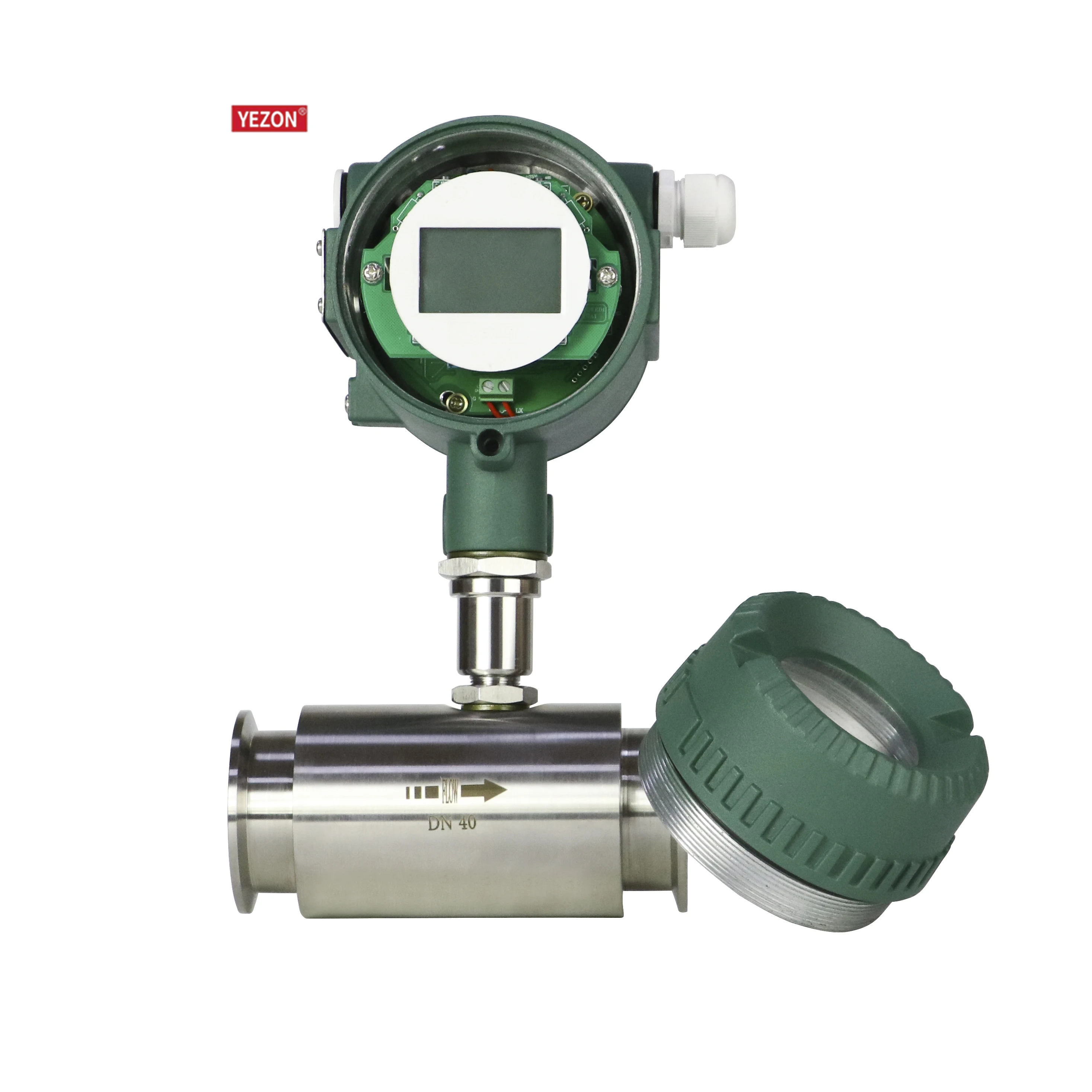 High Precision Mini Digital Turbine Flow Meter Customized Multiple Sizes for Oil or Water OEM Supported