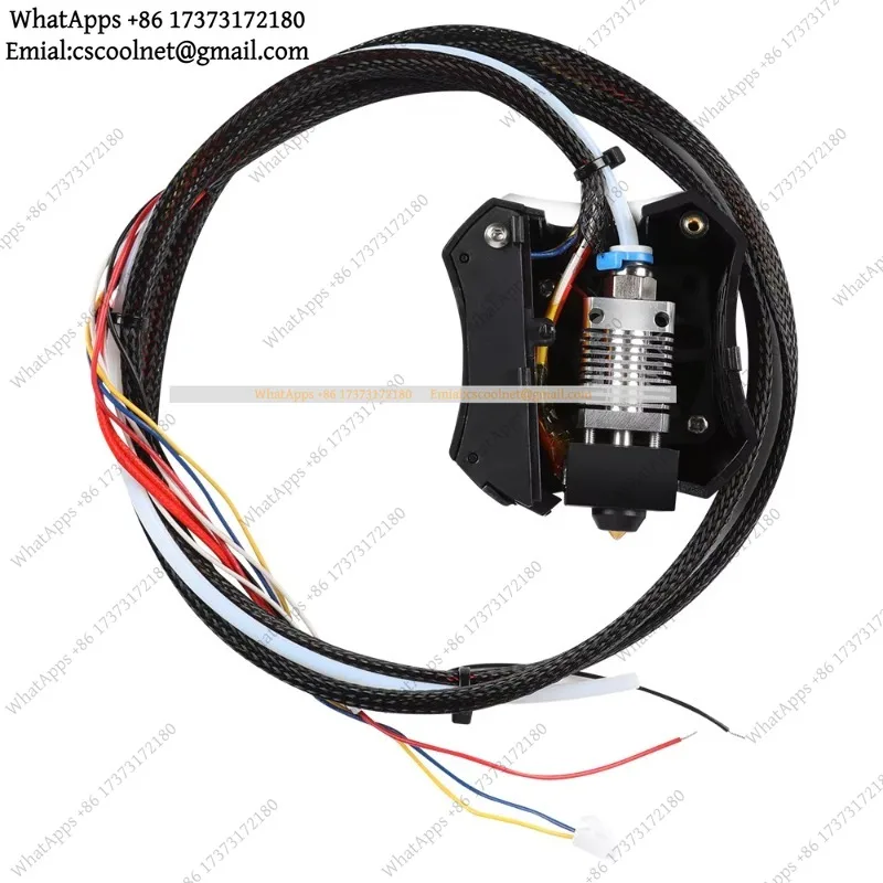 JS01 k3 Full Assembled Hotend Kit with Dual Fans & ABS Shell, Nozzle Kit Compatible for Ender 3 V2 Printer