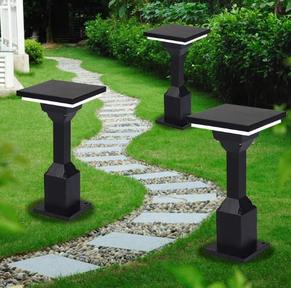 Impermeável LED Lawn Light, Jardim Lâmpada, Decoração Landscape Design, IP65, 12W