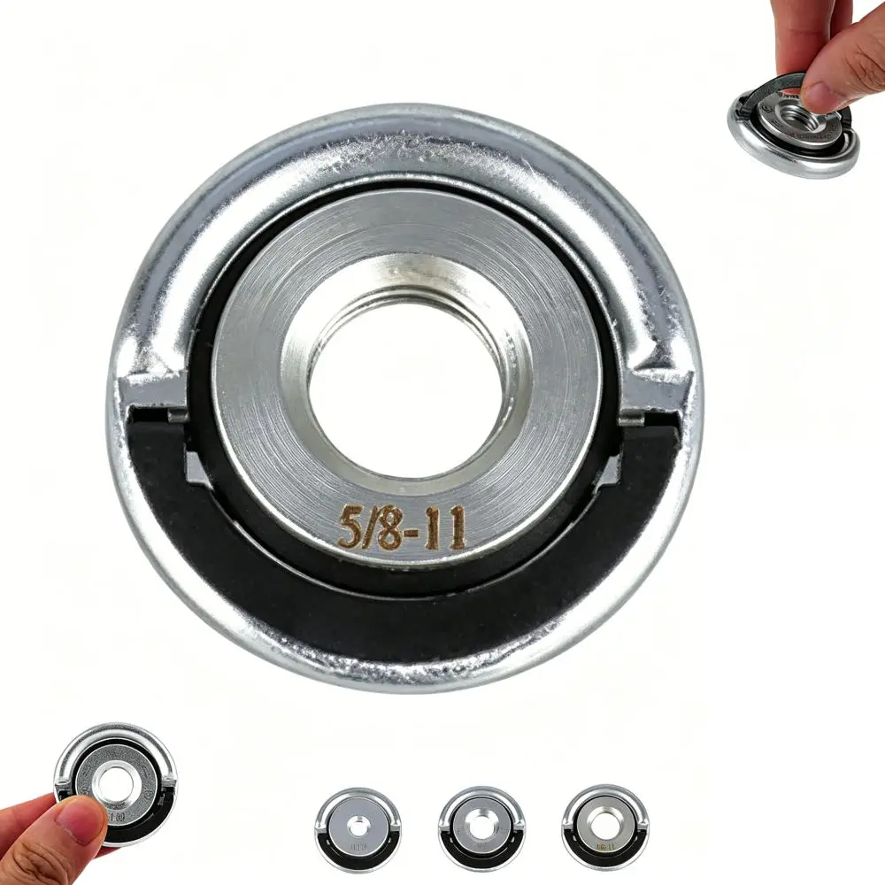 Universal Angle Grinder Quick Release Flange M14 M10 5 8 11 Locking Nut Adapter Self Locking Plate Repair Tool
