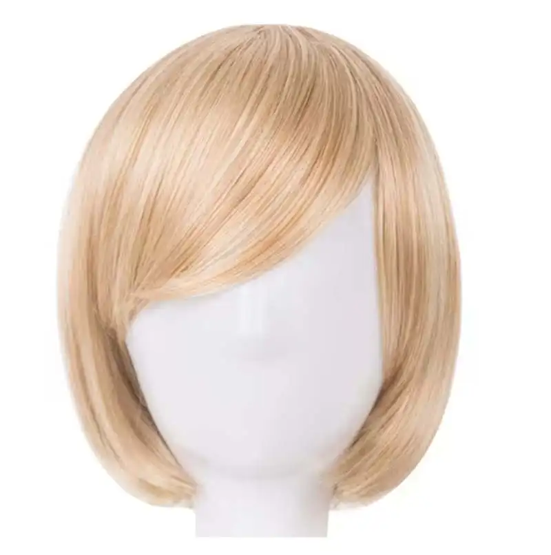 Bob Wig Pretty Women Short Bob Wigs Natural Fashion Halloween Cosplay Anime Wigs Cute Colored Synthetic Daily Party Xmas Wig