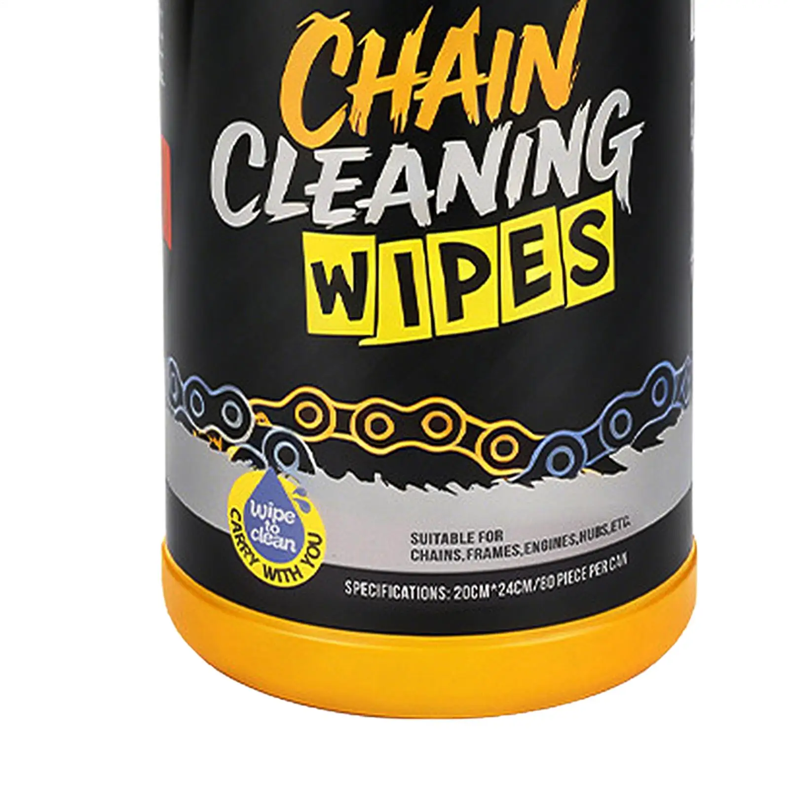 

Bike Chain Cleaning Wipes 80 Count Gentle Grease Removal Chain Cleaning Tool For Motorcycle Drivetrain Freewheel Outdoor Riding