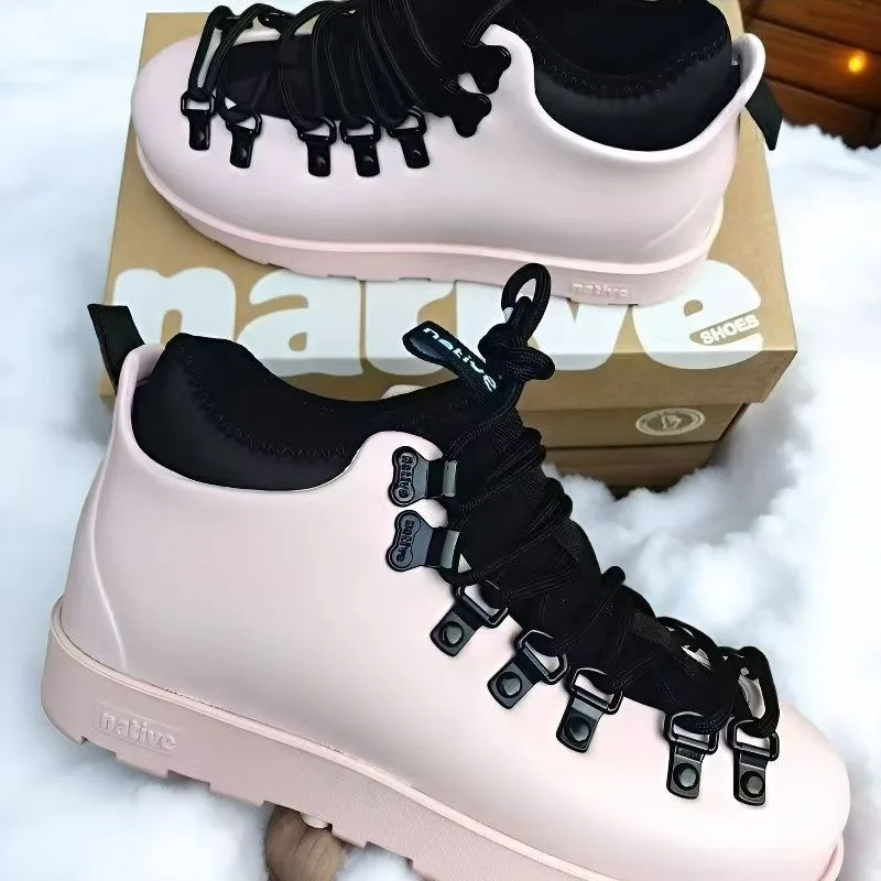 

Зимняя теплая походная обувь для мужчин и женщин, противоскользящая обувь для скалолазания, дизайнерские треккинговые кроссовки для пар, унисекс, походные ботинки на меху