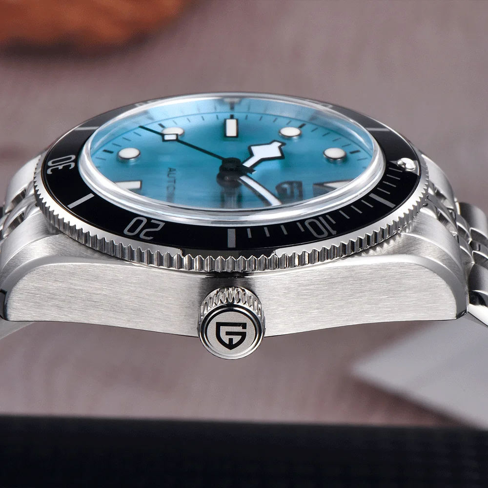 2025 PAGANI تصميم قمة الموضة للرجال NH35A ساعة ميكانيكية فاخرة الياقوت مرآة ساعة أوتوماتيكية الفولاذ المقاوم للصدأ 10bar هدية صندوق