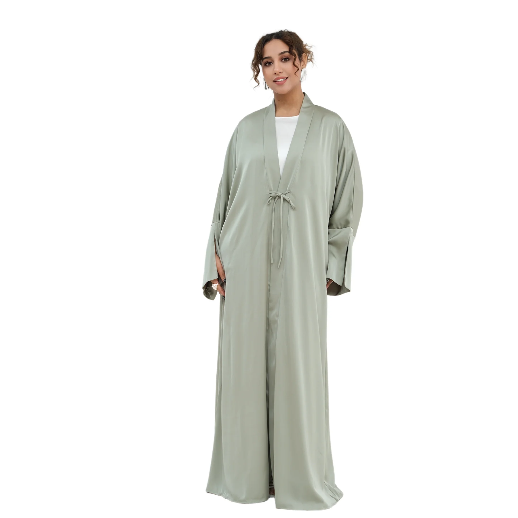 

Dubai Open Kimono Robe Femme Musulmane Abaya Muslim Modest Women Dress Islam Prayer Clothes Kaftan Kebaya Jalabiya Islam Clothes