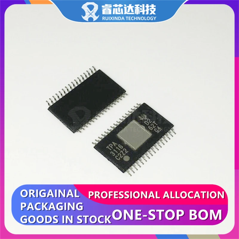 TPA3116D2DADR HTSSOP32 TPA3116D2 TPA3116 TPA3116D2DAD Amplifier IC 2-Channel (Stereo) Class D 32-HTSSOP New Original In Stock