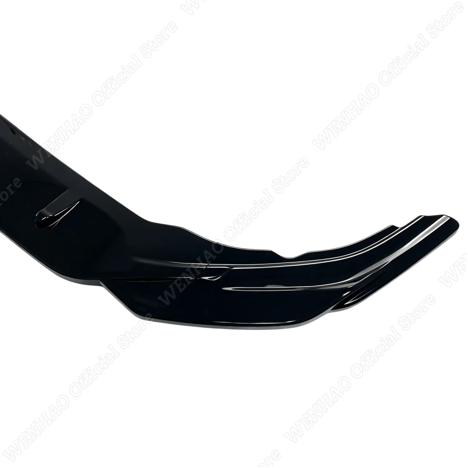 3-teiliger Maxton Style V.4 Auto-Frontstoßstangen-Lippenspoiler für VW Golf 8R 2020-2024 Diffusor-Zierleiste Hochglanz-Schwarz Karosserie-Kit – Detail 5