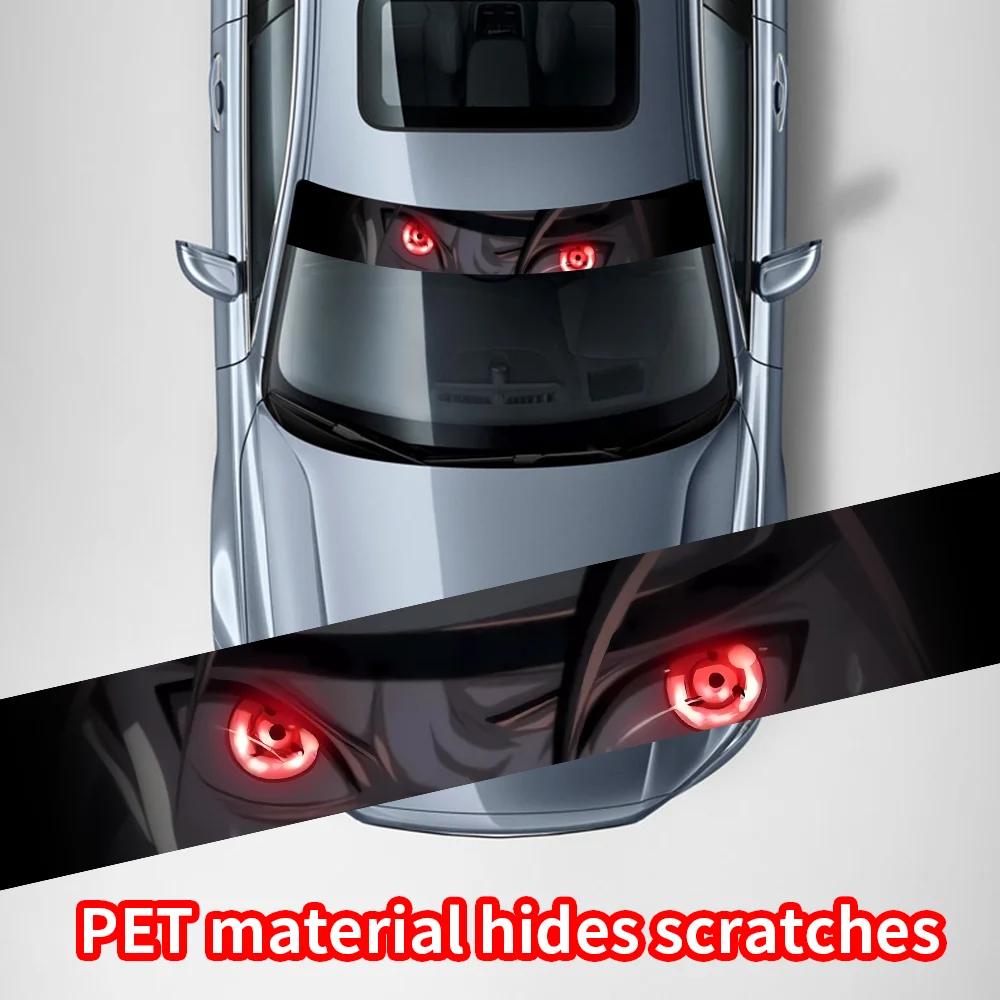 Anime 3d olhos pára-brisa dian - Car Accessories Banner avaliação e preço