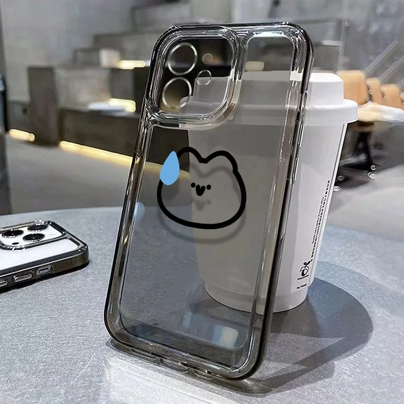 

Silent Puppy Phone Case For iPhone 17 16 15 14 13 12 11 Pro Max 17 Pro XS XR X SE 16E 14 15 16 Plus 11 13 Pro Transparent Cover