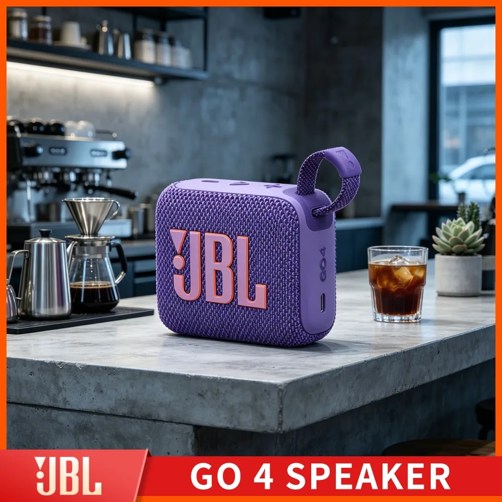 Park Deck Solid Tone JBL GO4 Wireless Speaker RGB Handsfree IP67 Waterproof Orchard Courtyard Bass For Cell Desktop PC