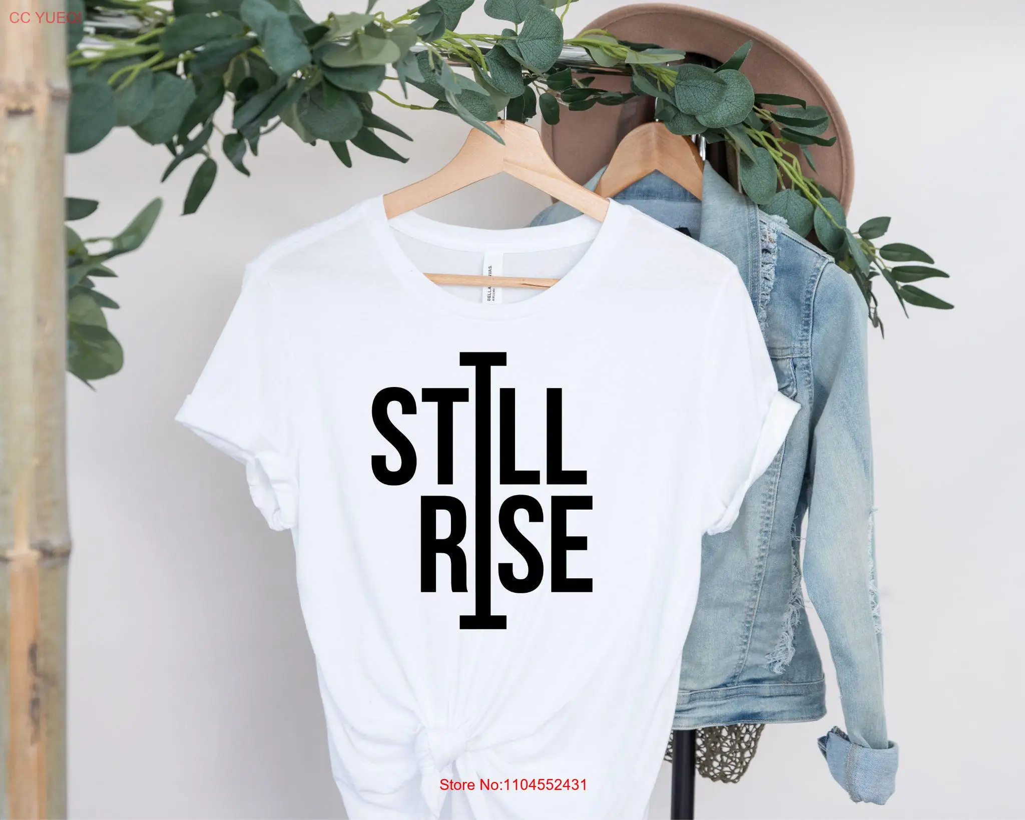 Still I Rise T Shirt Maya Angelou Motivational EmpowermenT Black History for  long or short sleeves