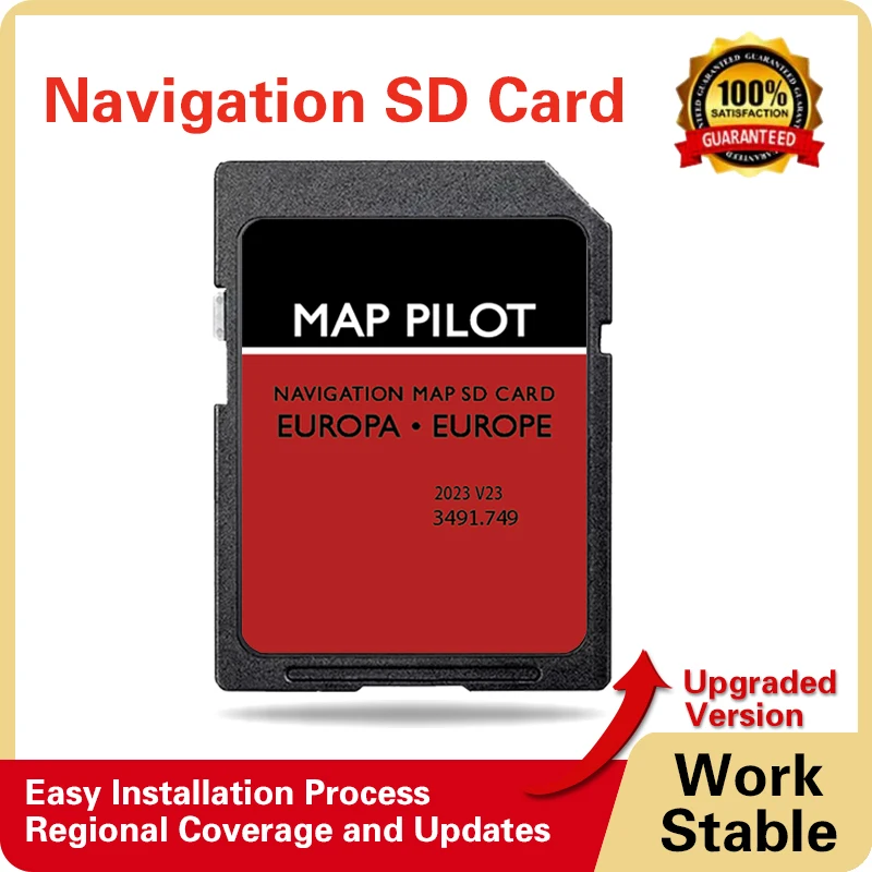 

Map Upgrade Europe 2023 GPS SD Card for Mercedes A/B/C/E/CLA/CLS/GLA/GLK car Becker MAP PILOT NTG4.5 system Navigation