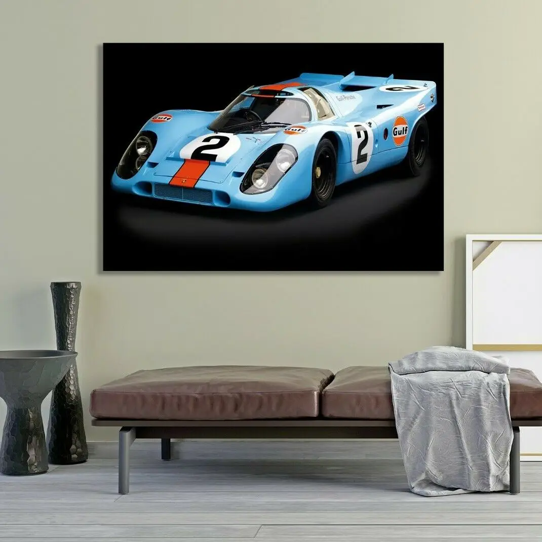 1970  917K Super Sports Car Posters Wall Art Decorative Printed Pictures Canvas Paintings for Living Room Home Decor