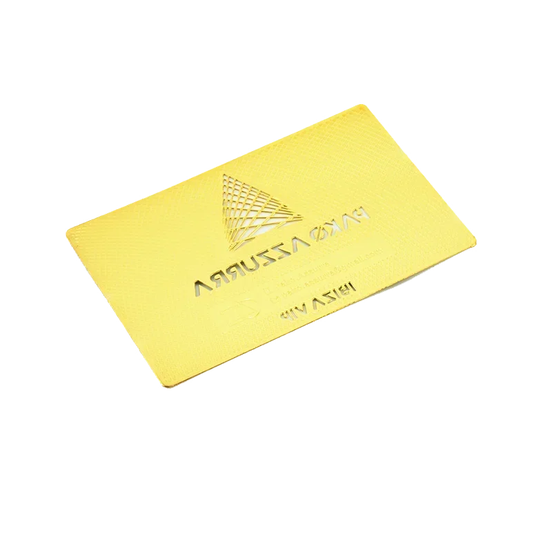 

Золотая металлическая визитная карточка Пустая металлическая карта NFC Пустой чип Металлическая карта