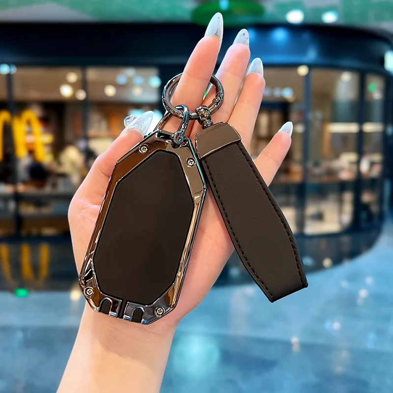 غطاء حافظة مفتاح بعيد ذكي لسلسلة مفاتيح السيارة BYD Leopard 5 حماية ممتازة FANGCHENGBAO BAO 5 BAO 8 BAO 3 متوافق