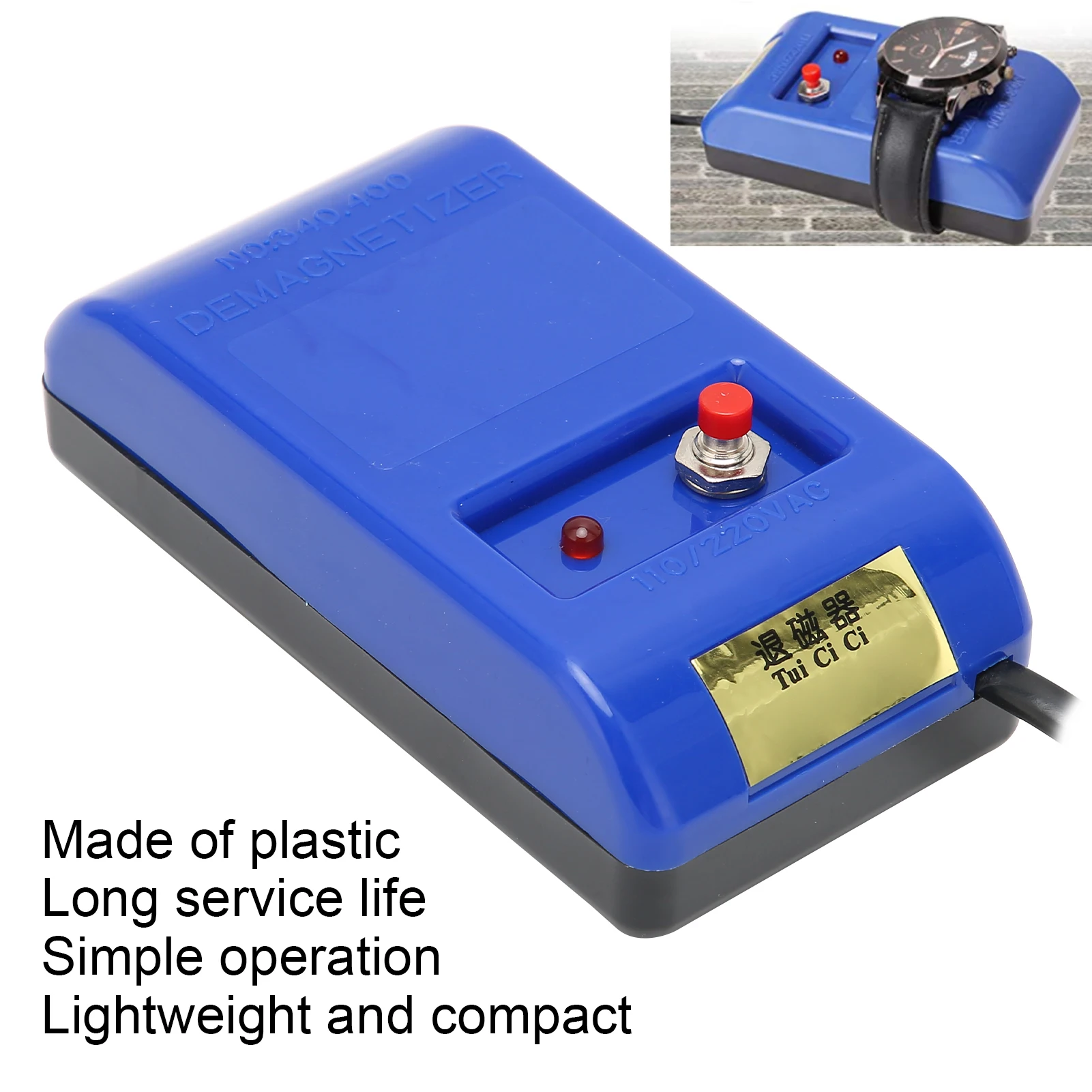 Demagnetizer Watch Demagnetizer Professional Watch Repairing Degaussing Tool / Watch Demagnetizer Watch Repair Degaussing Tool