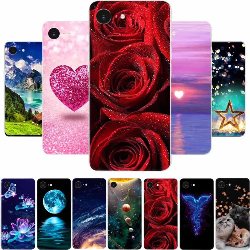 

Phone Case For iPhone 16e 2025 Back Cover Case Transparent Silicone Clear TPU Soft Funda Para For iPhone 16e Case 6.1" Coque Bag