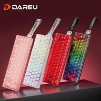 DAREU 8000 Hz Gaming Keyboard 61 Keys,0.125ms Latency,0.01mm Precision Linear Magnetic Switches,Hotswappable,RGB Light Effect