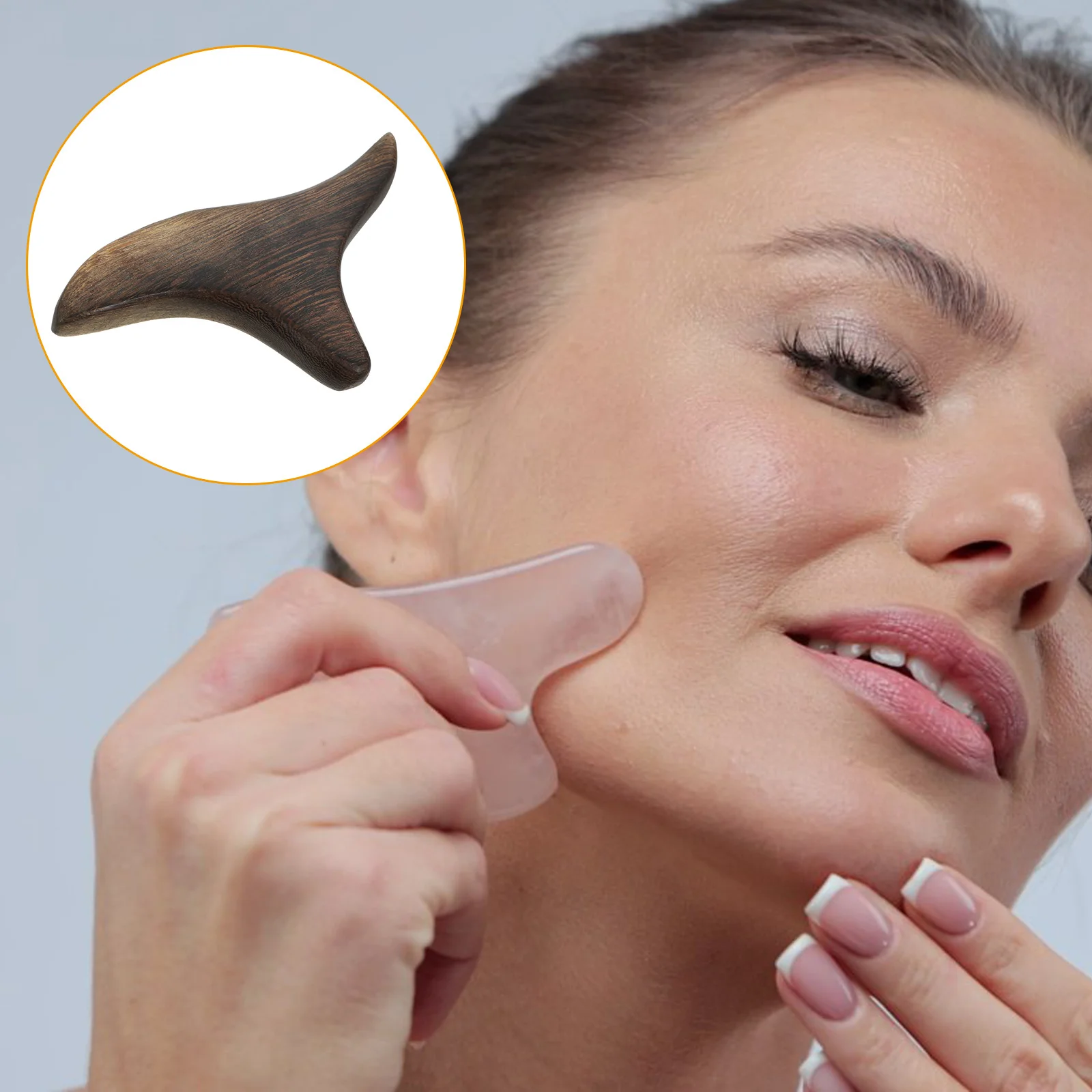 

Verawood Natural Wooden Trident Massaging Gua Sha Board Massage Tool Spa Pain Relief Therapy Massaging Board Massage Tool