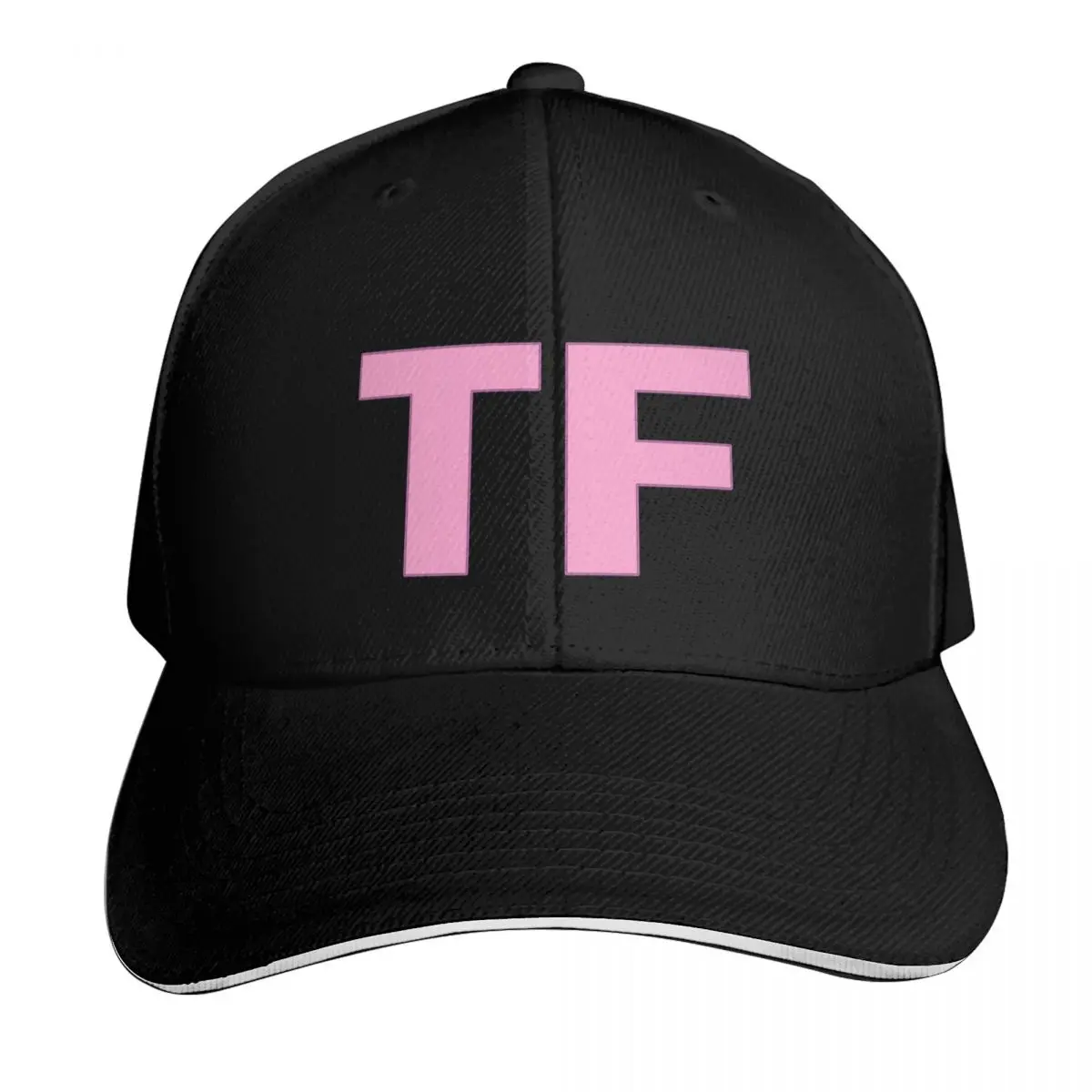 TF pink name initial personalised lettering text - 1121 Baseball Cap Men Women Casual Summer Sport Sun Cap
