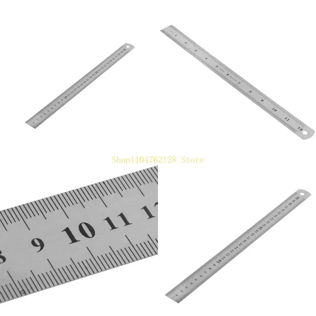 

30 см 12 дюймов стальной нержавеющая кармана метрического металлического измерения измерения двухсторонней продажи.