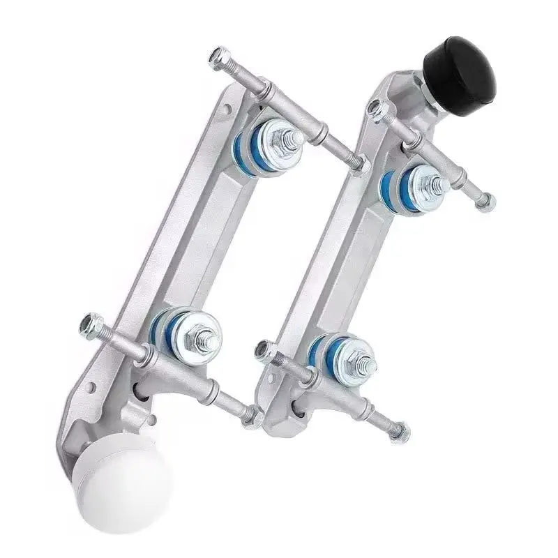 Quad Roller Skate Bracket, Double Line Skate Trucks, Bushers, Brake Head Set, Skate Patines Base Parts Supply, 1 Pair