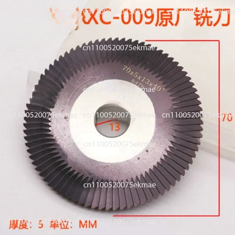 Portable XC009 Manual Horizontal Key Machine New Upgrade Key Machine Built-In Battery