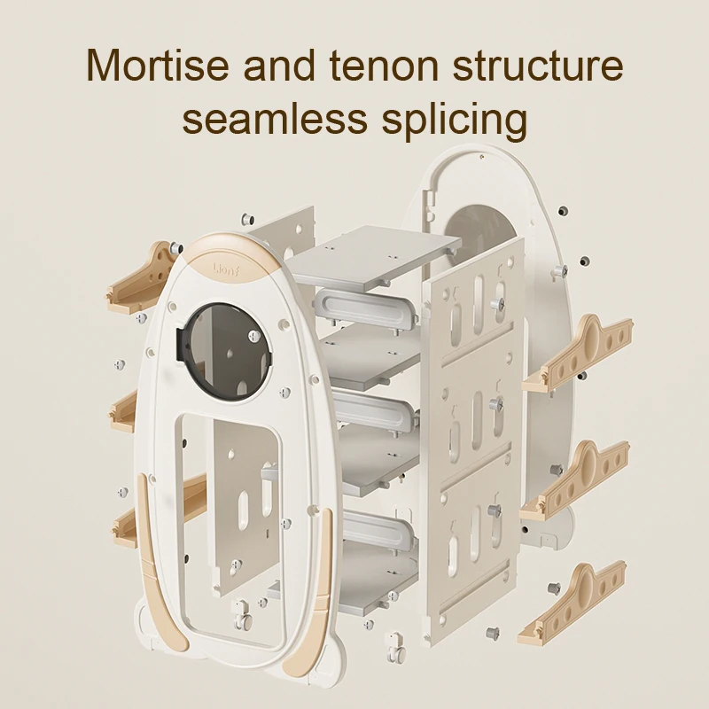 تصميم رف كتب دوار للأطفال، خزائن تخزين للأطفال، خزانة كتب، رف كتب بلاستيكي، رف كتب، أثاث، مجموعات ألعاب الغرفة