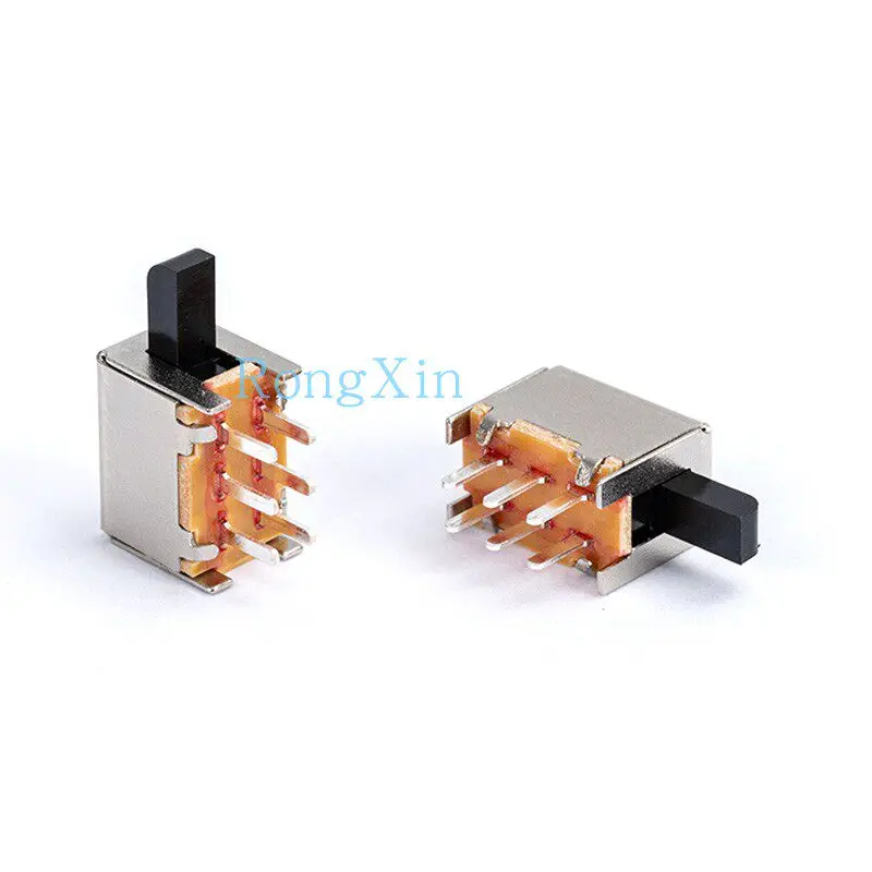 100pcs/ PS-22F91 double row lock-free 6-pin fixed-pin PS-22F15 key power key switch