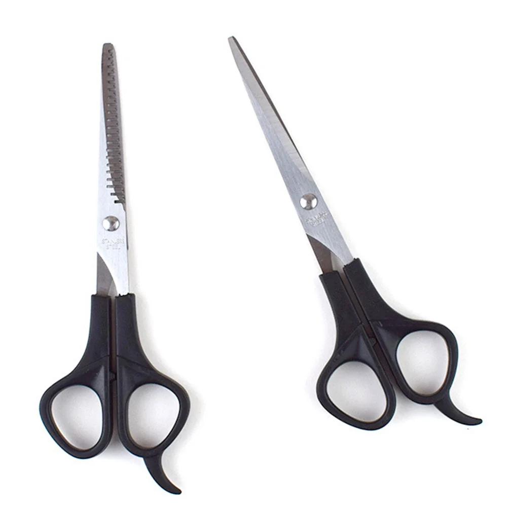 

4Pcs Hairdressing Scissors Stainless Steel Hair Cutting Shears for Salon Home Use Thinning Styling Tools Barber's Shears