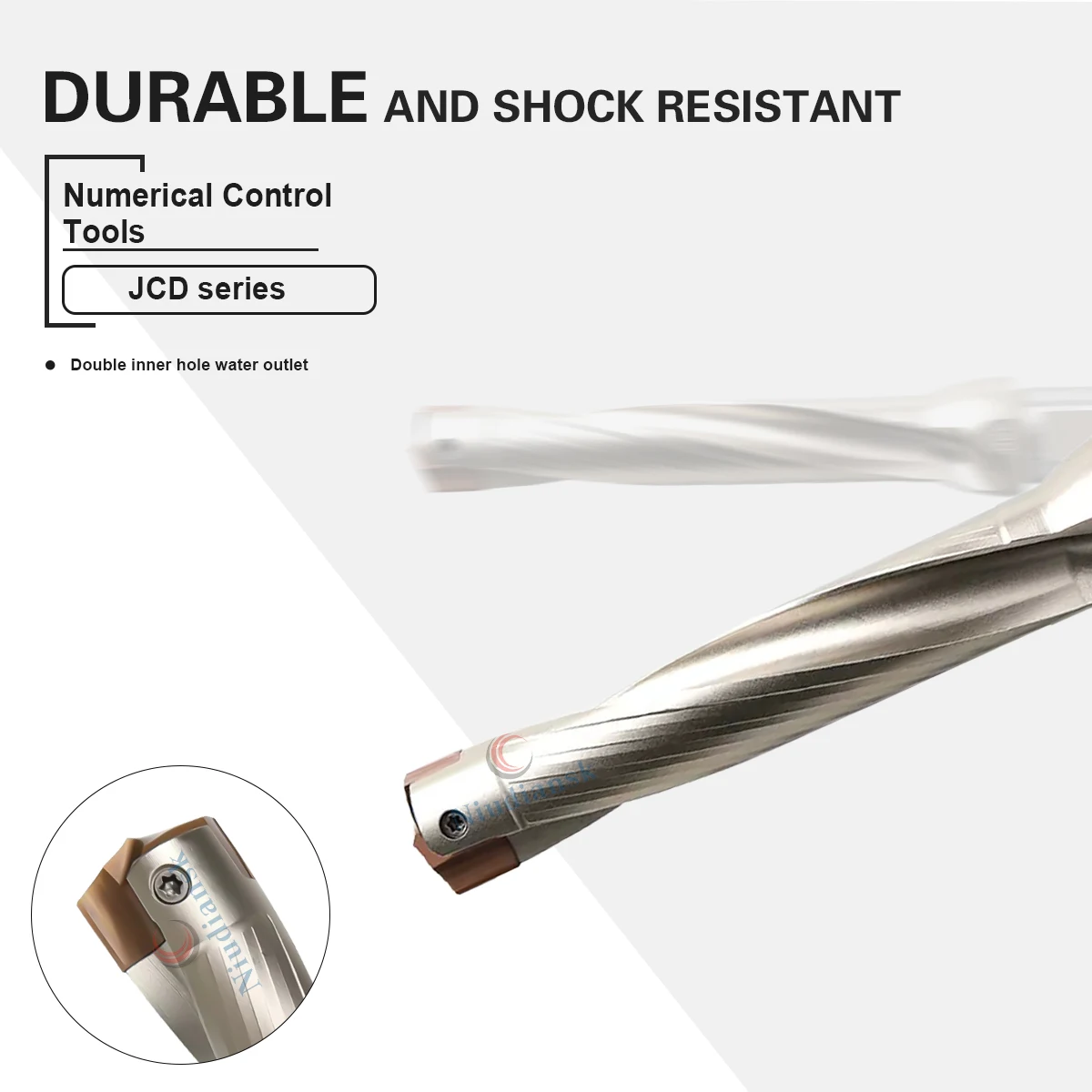 

JCD High Quality Crown Drilling Bit Violence Drill 3D/8D Extended Internal Cooling Deep Hole U-Drill CNC Spade Drills Cutter Bar