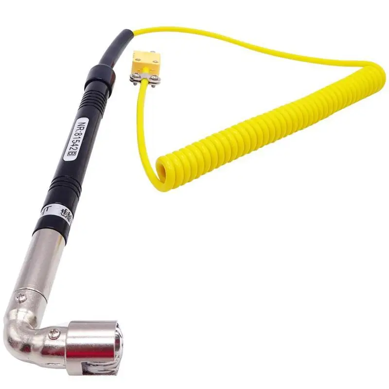 

Pipe Type K Surface Thermocouple Elbow Solid Surface Temperature Probe NR81542B Mesh