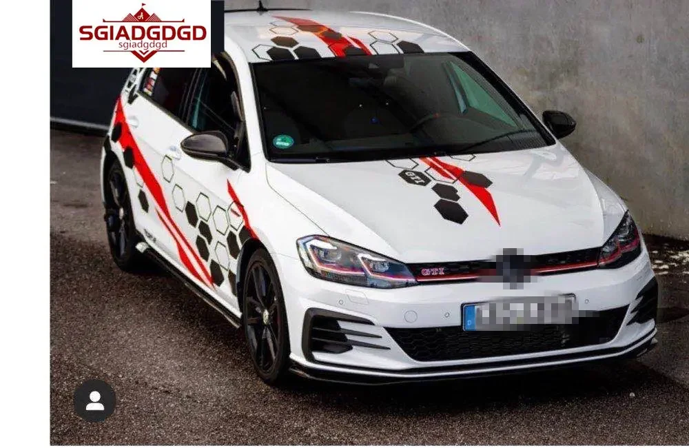 FOR Volkswagen Golf 6 Golf 7 car stickers modified polo GTI body decoration sports decals