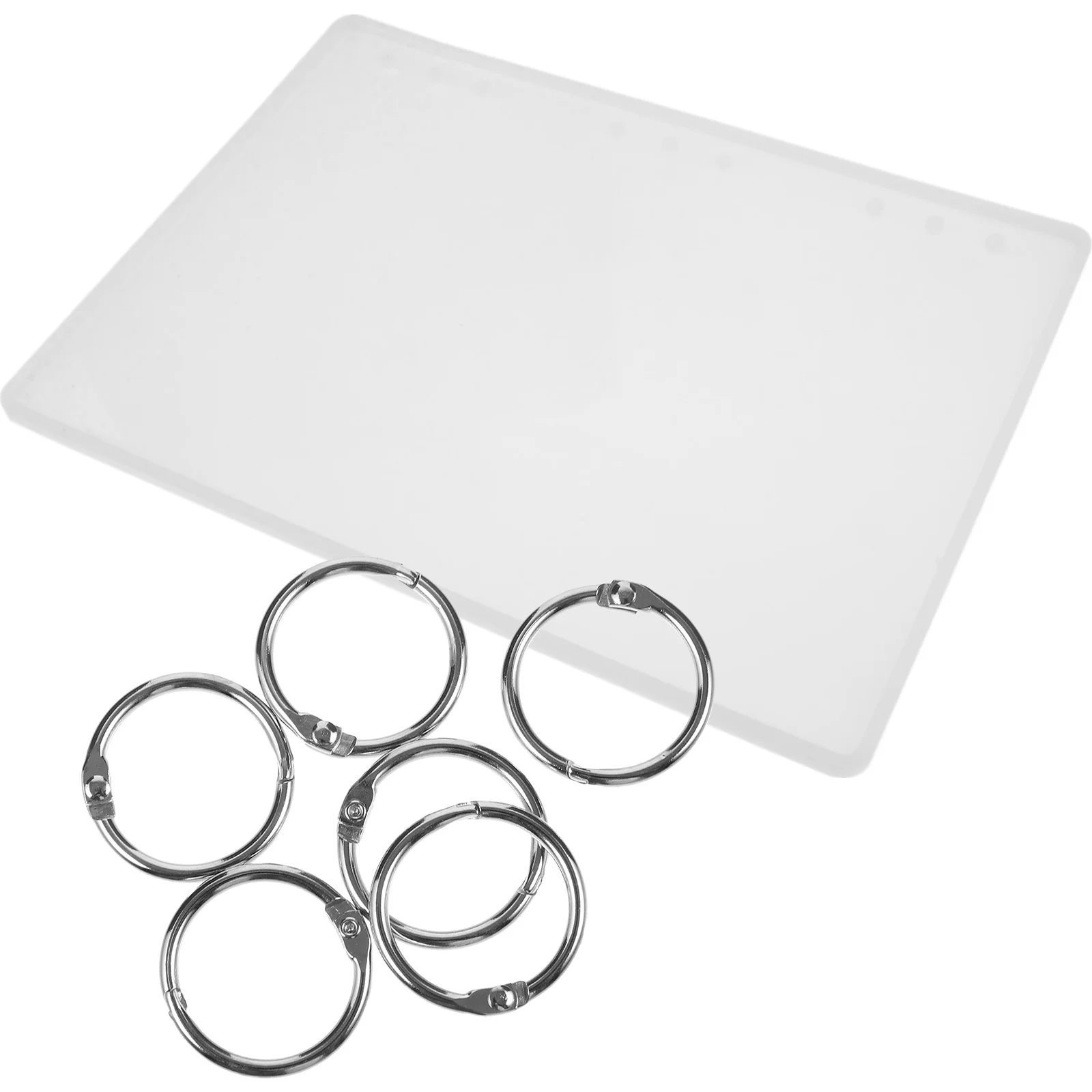 

1Set Epoxy Silicone Mold Notebook Cover DIY Craft Reusable Heatresistant Easy Clean Epoxy Silicone Mold Crafting Molds