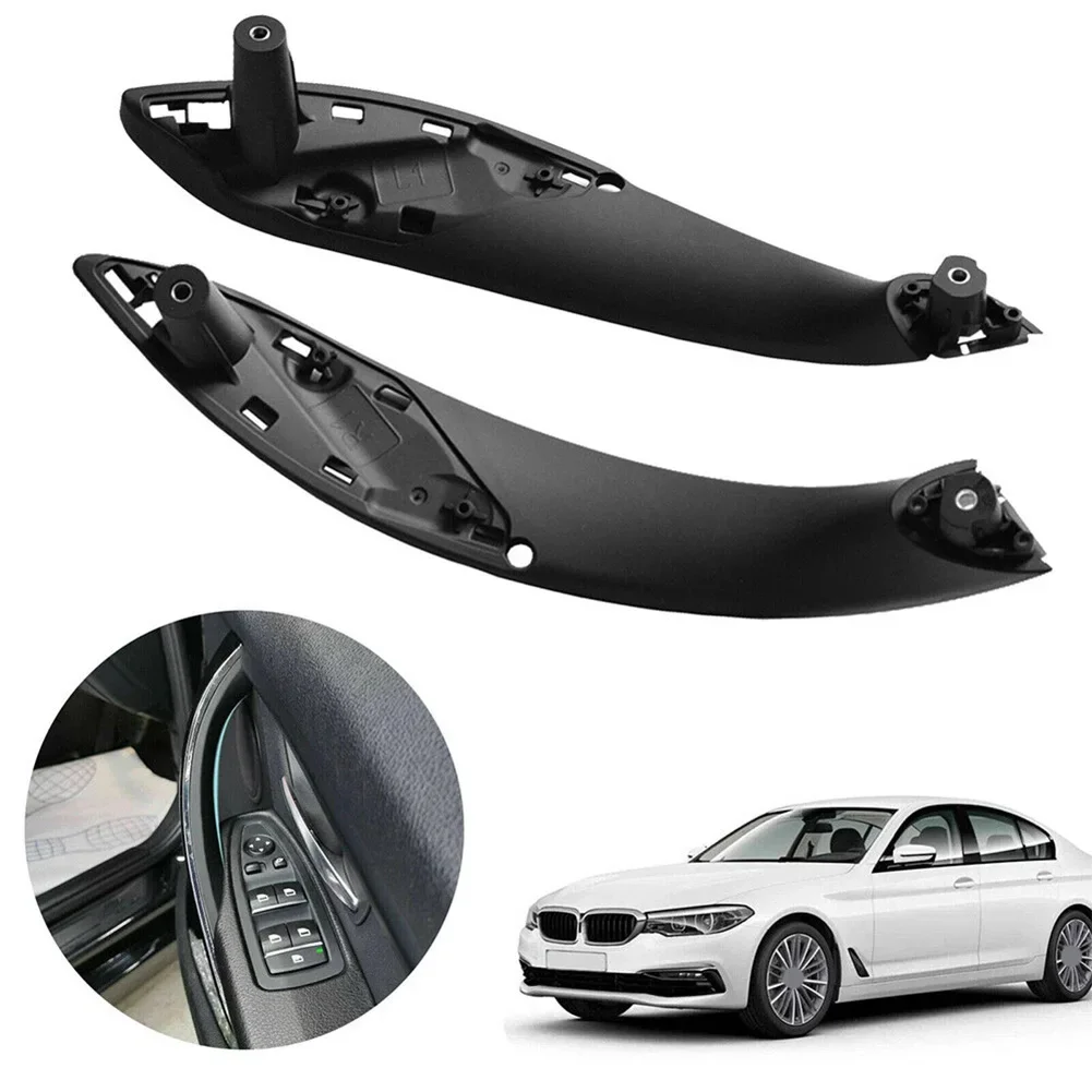 

2pcs Car Front Left & Right Inner Trim Doors Pull Handle For BMW F30 F80 For F31 F32 Inner Door Handle Auto Accessories